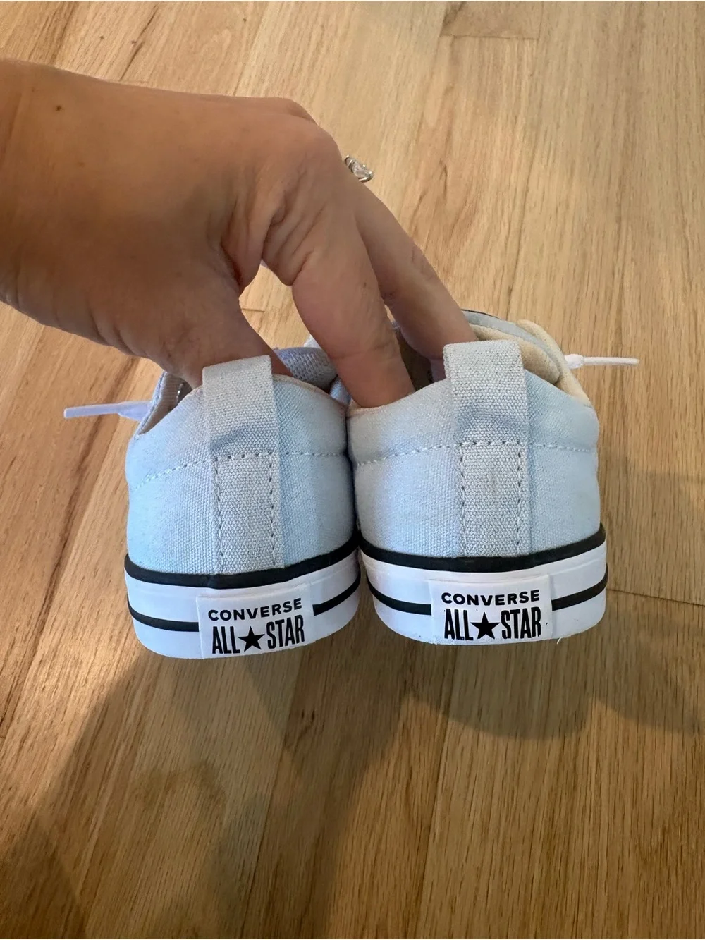 Toddler Low Top Light Blue Converse Sneakers